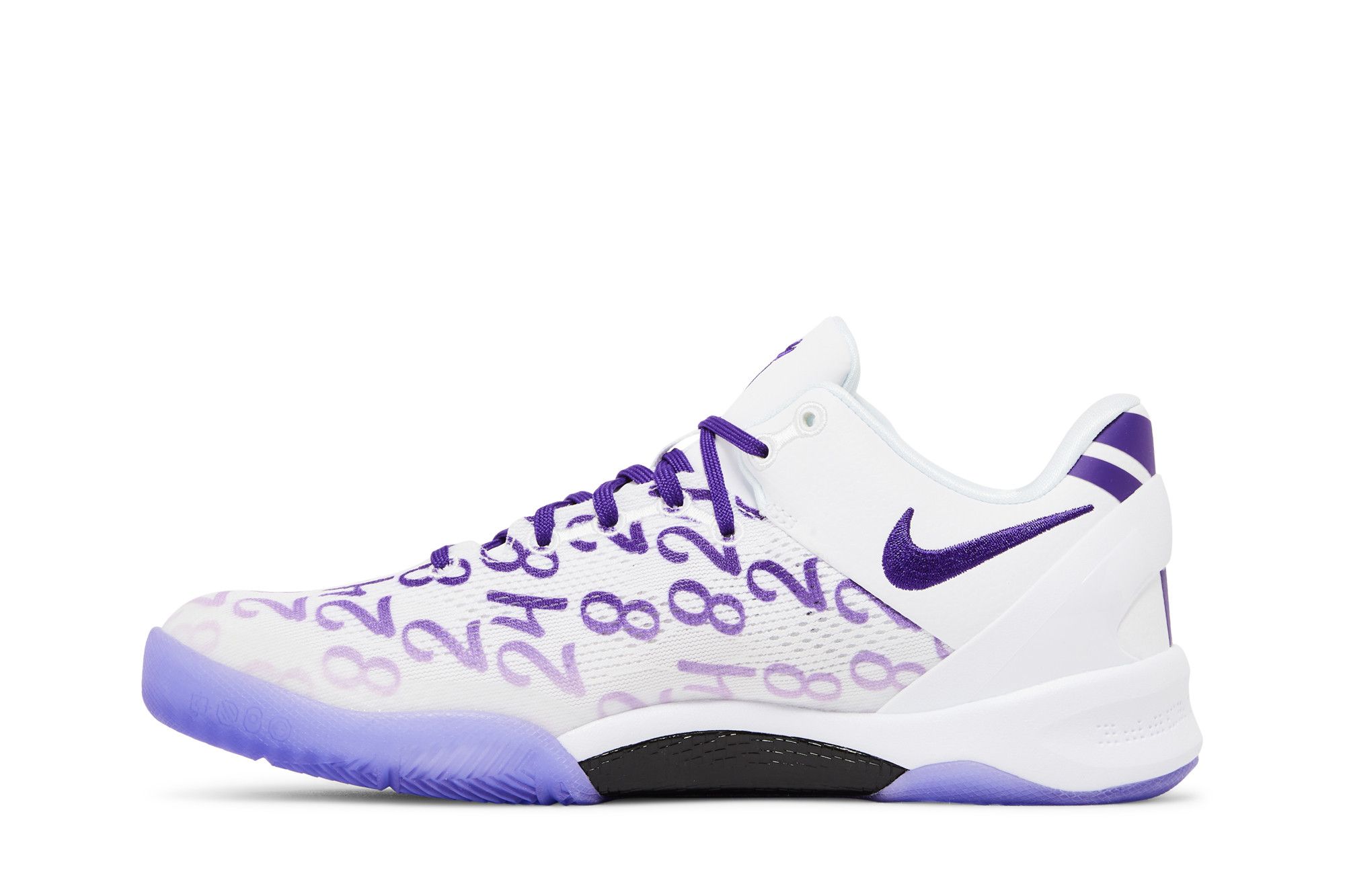 Kobe shoes white and purple discount