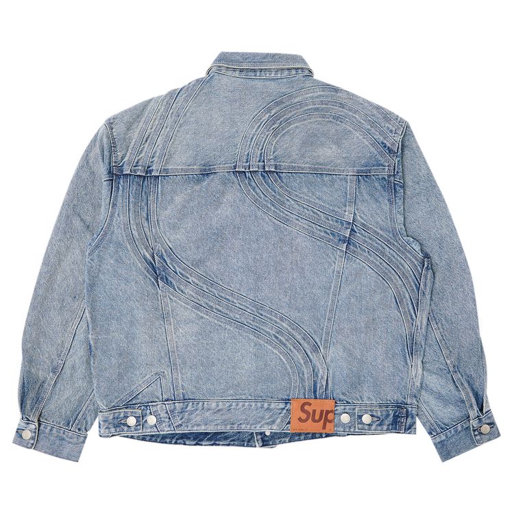 Buy Supreme S Logo Denim Trucker Jacket 