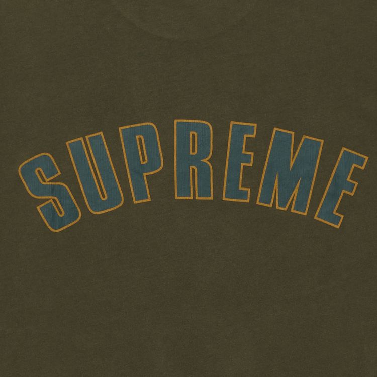 Supreme Cracked Arc Short Sleeve Top Olive