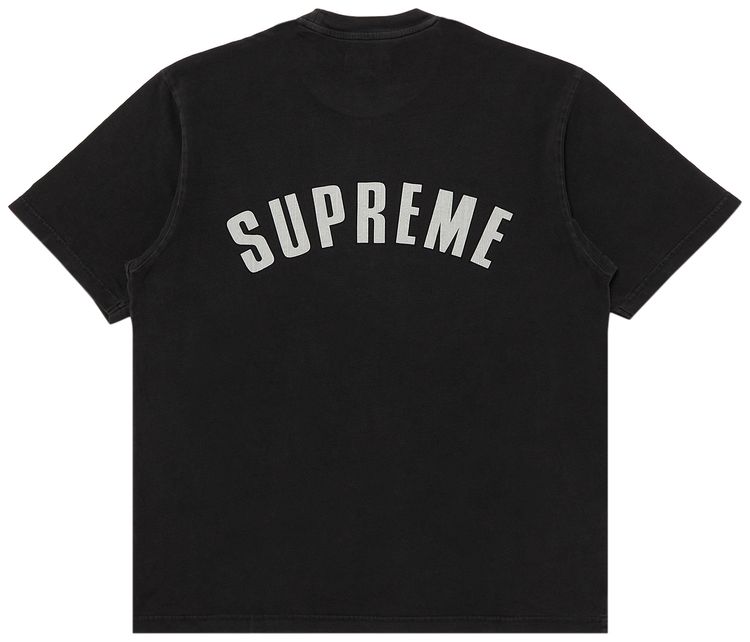 Supreme Cracked Arc Short Sleeve Top Black