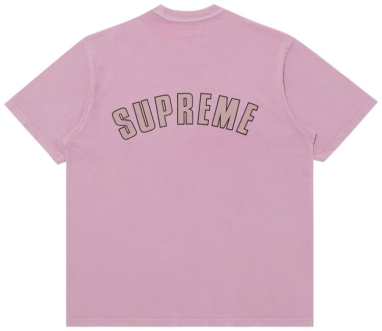 Supreme Cracked Arc Short Sleeve Top Pink