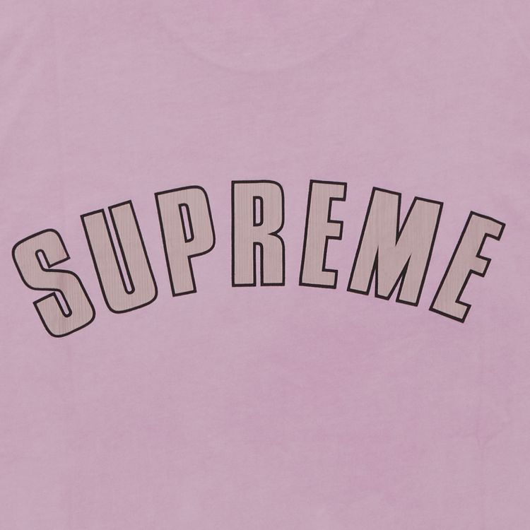 Supreme Cracked Arc Short Sleeve Top Pink