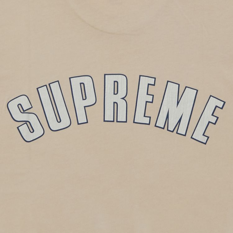 Supreme Cracked Arc Short Sleeve Top Light Tan