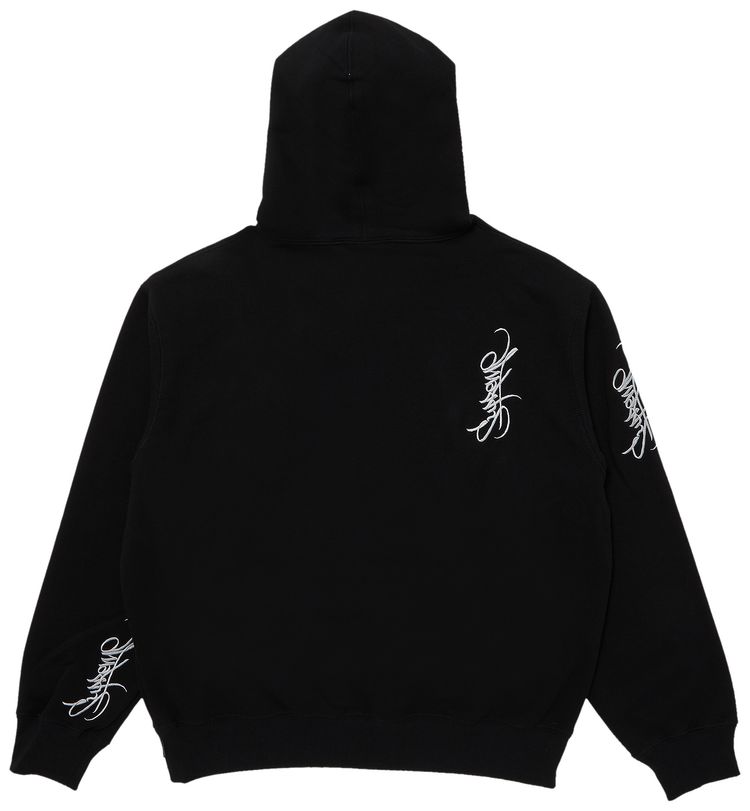 Supreme Tag Hooded Sweatshirt Black