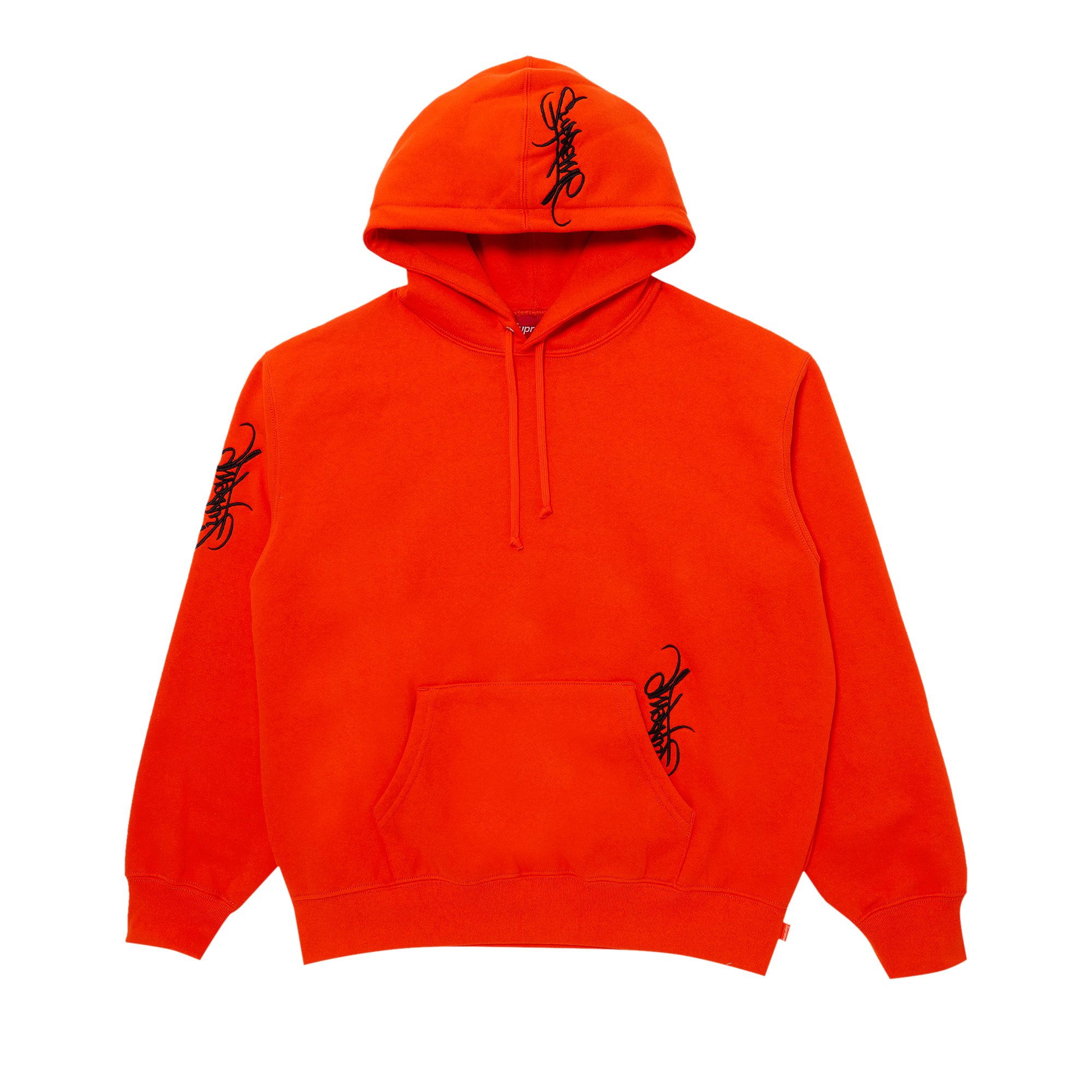 Buy Supreme Tag Hooded Sweatshirt 'Bright Orange' - SS24SW17 