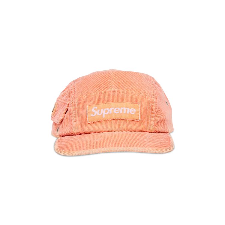 Supreme Corduroy Pocket Camp Cap Peach
