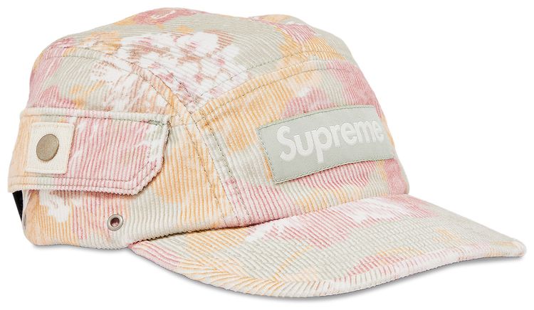 Supreme Corduroy Pocket Camp Cap Floral