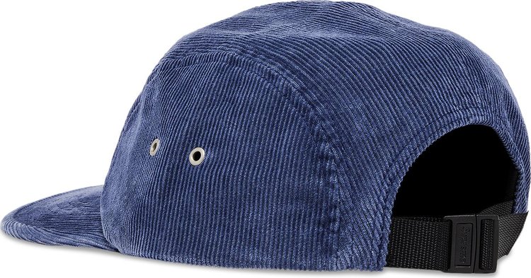 Supreme Corduroy Pocket Camp Cap Blue