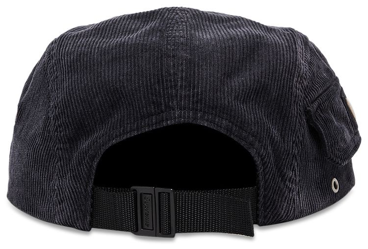 Supreme Corduroy Pocket Camp Cap Black