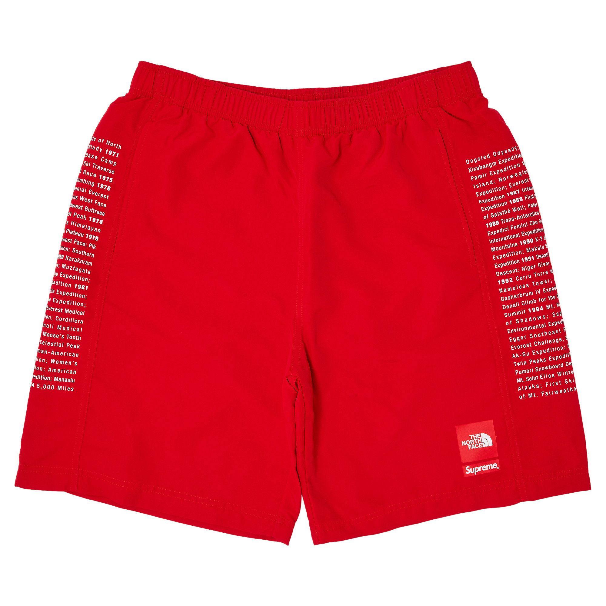 Red supreme shorts new arrivals