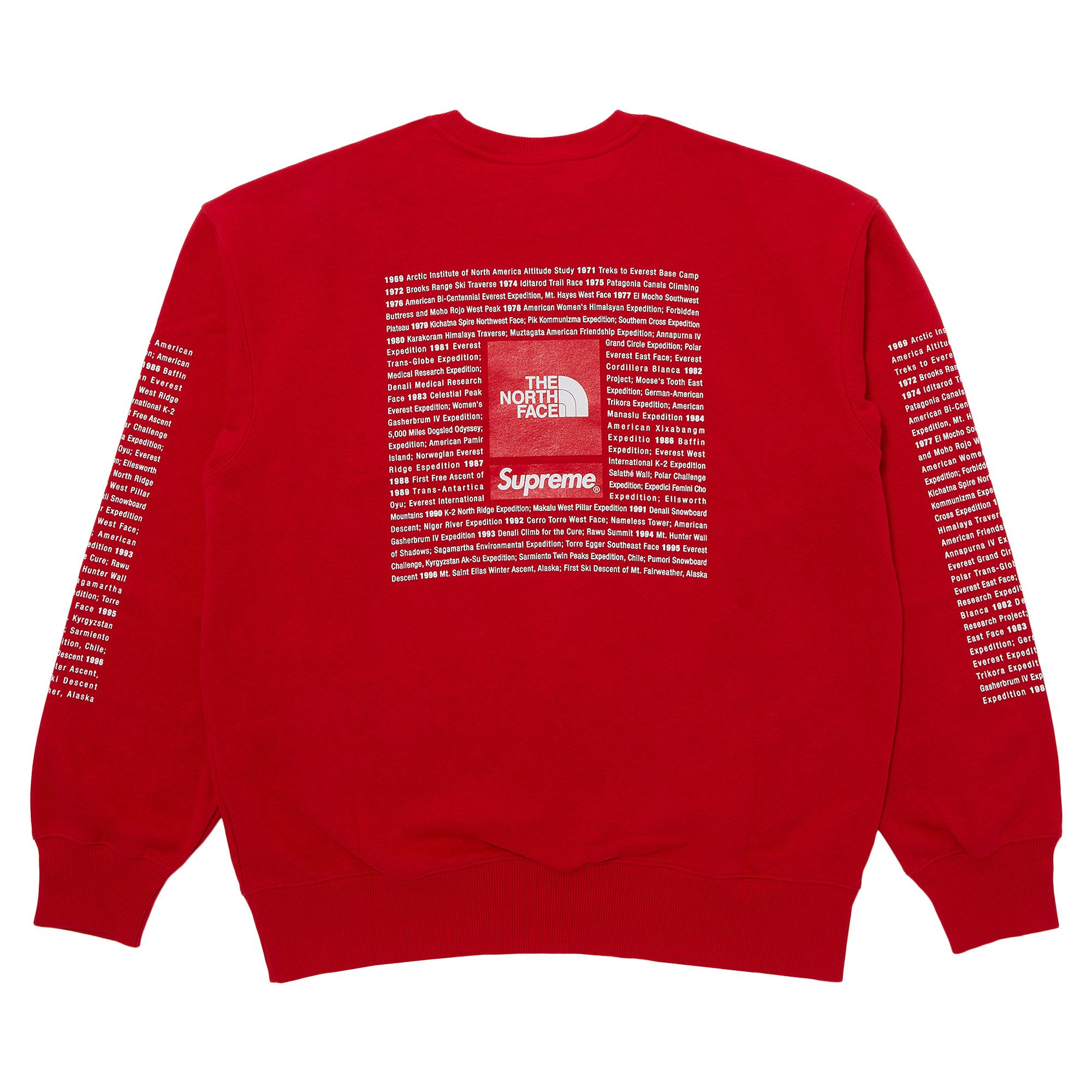 Supreme north face crewneck new arrivals