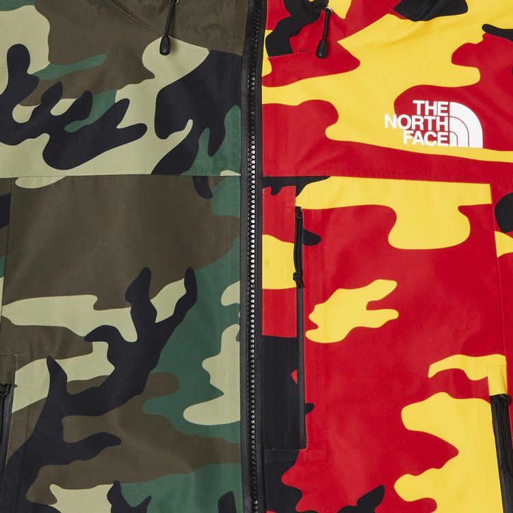 Supreme x The North Face Split Taped Seam Shell Jacket Camo