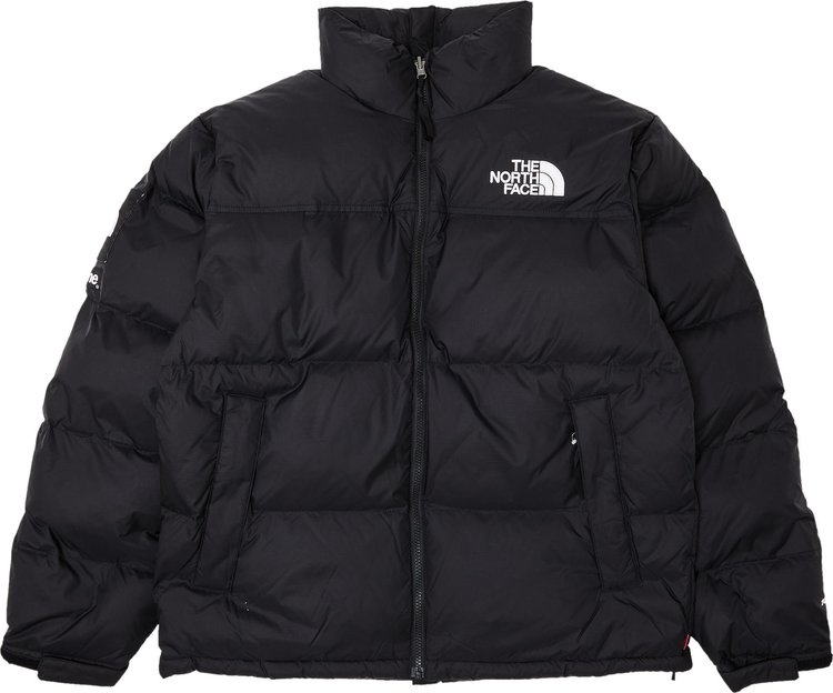 Supreme x The North Face Split Nuptse Jacket Black