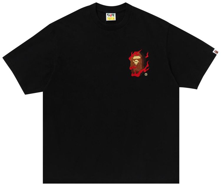 BAPE Souvenir Relaxed Fit Tee Black