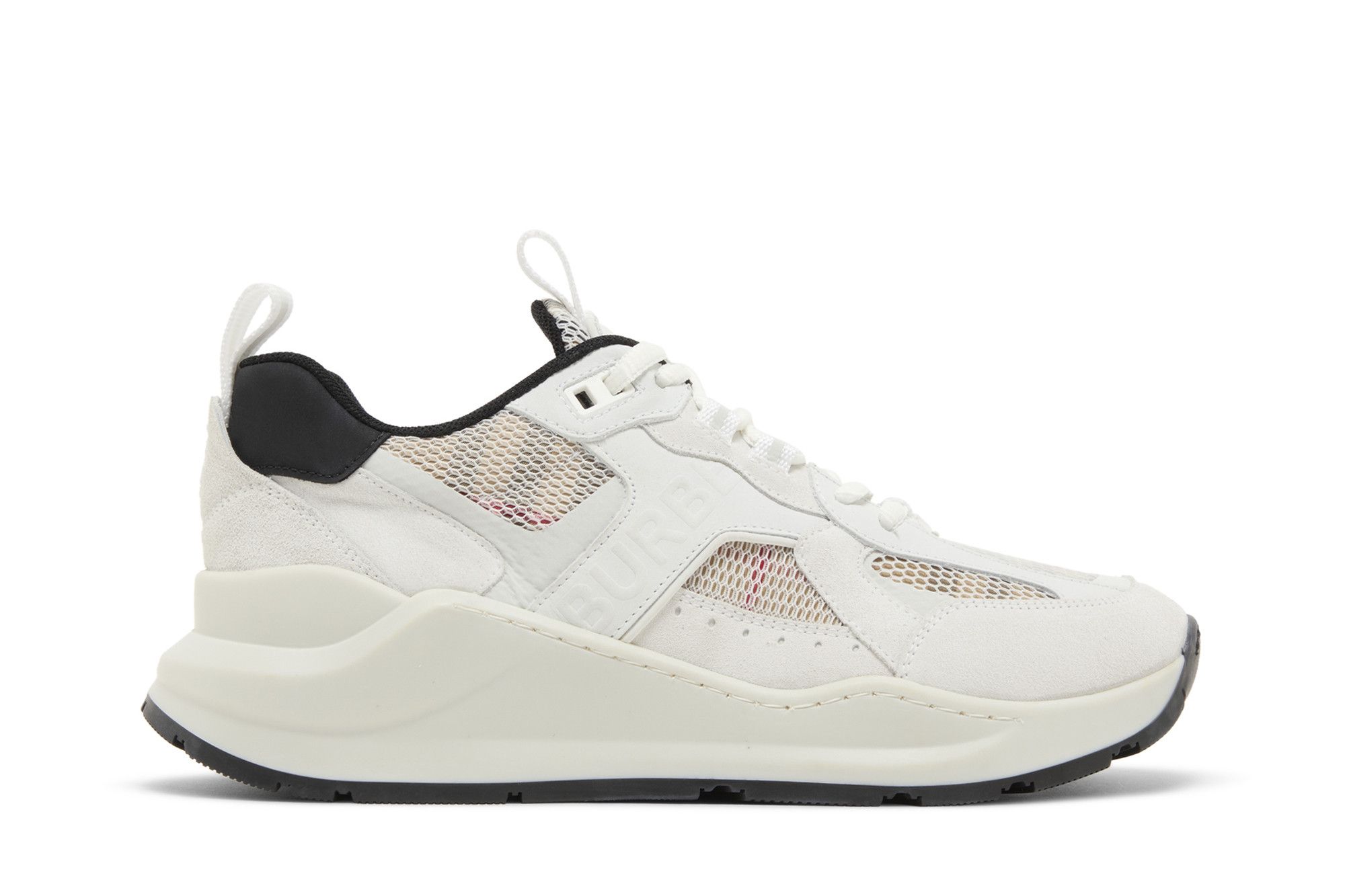 Buy Burberry Wmns Check Mesh Low 'White Tartan' - 8063470 | GOAT