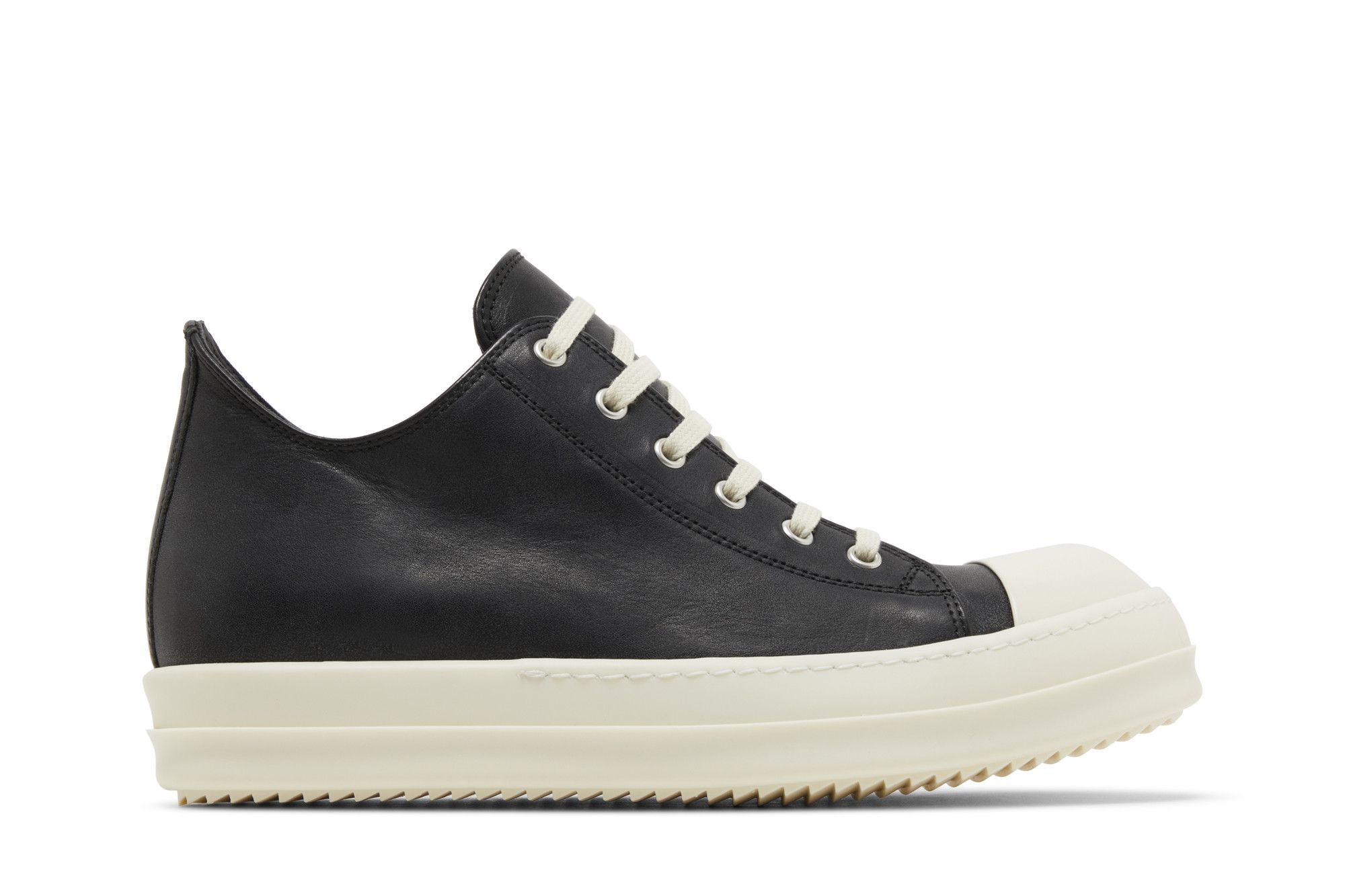 Buy Rick Owens Lido Low Black Milk RU01D3891 LOO 911 GOAT