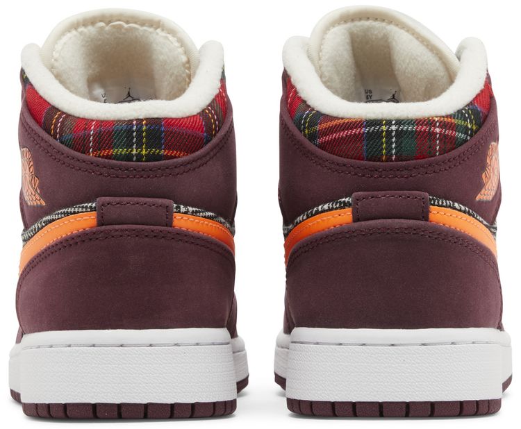 Air Jordan 1 Mid SE GS Plaid