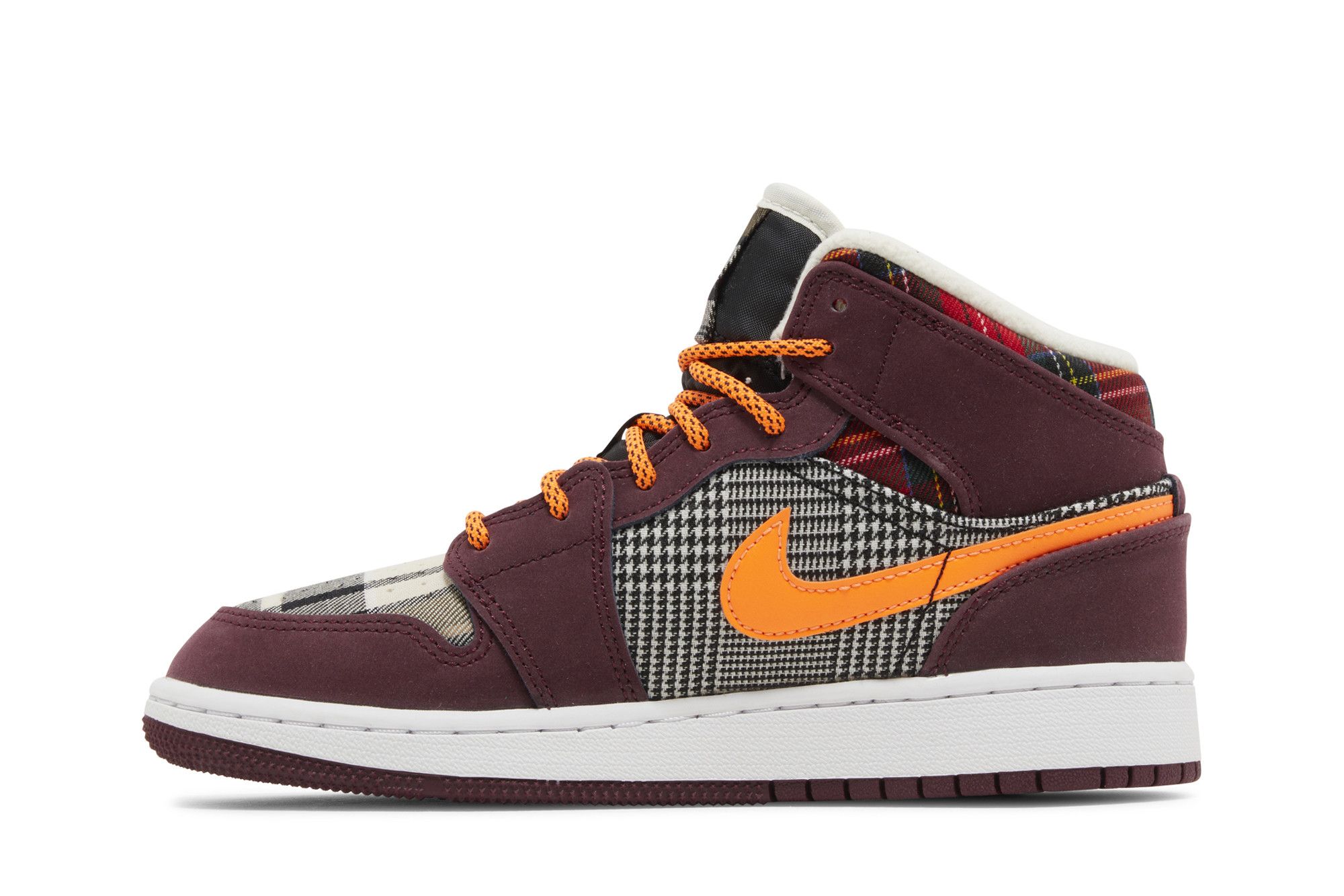 Buy Air Jordan 1 Mid SE GS Plaid FD5460 608 GOAT UK