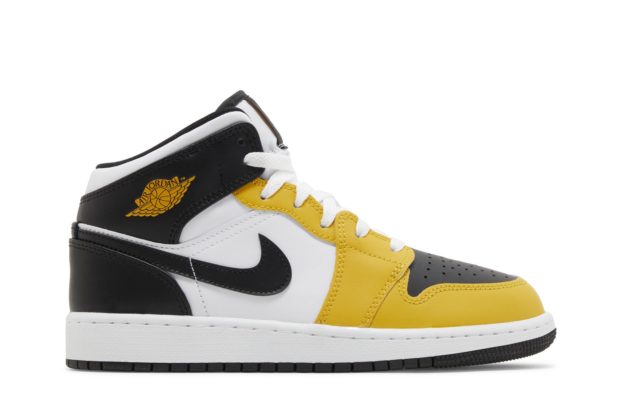 Air jordan 1 mid gs yellow online