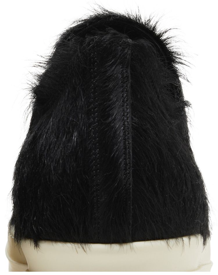 Rick Owens Strobe Low Black Cow Fur