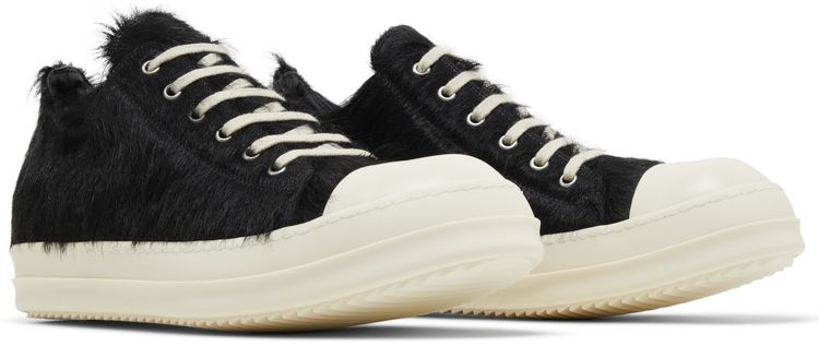 Rick Owens Strobe Low Black Cow Fur
