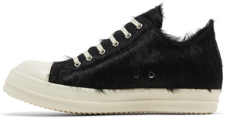 Rick Owens Strobe Low Black Cow Fur