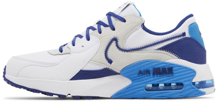 Nike Air Max Excee White Deep Royal Blue
