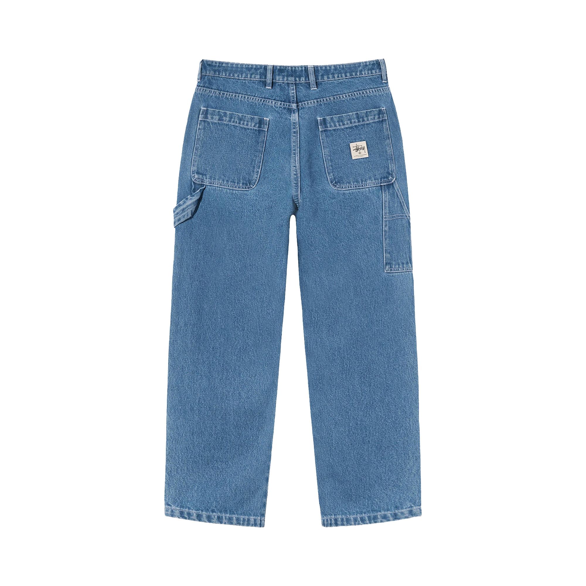 Buy Stussy Work Pant 'Washed Blue' - 116482 WASH | GOAT