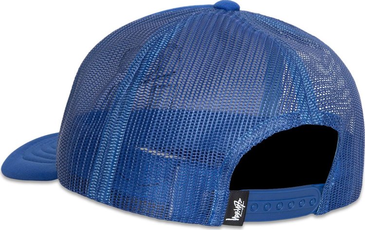 Stussy Trucker Big S Snapback Royal