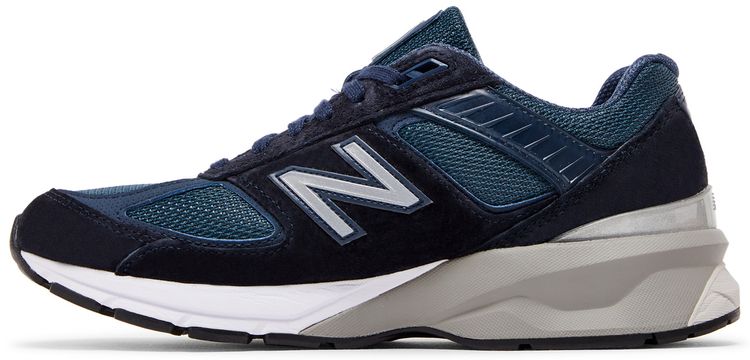 New Balance Wmns 990v5 Made in USA Navy Silver