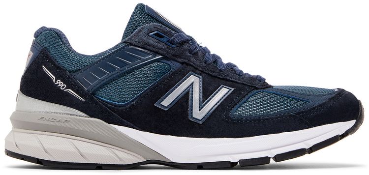 New Balance Wmns 990v5 Made in USA Navy Silver