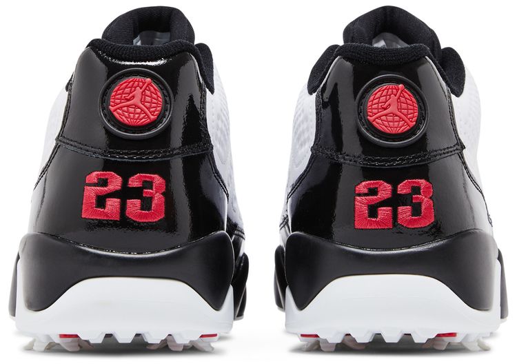Air Jordan 9 Low Golf White Black True Red