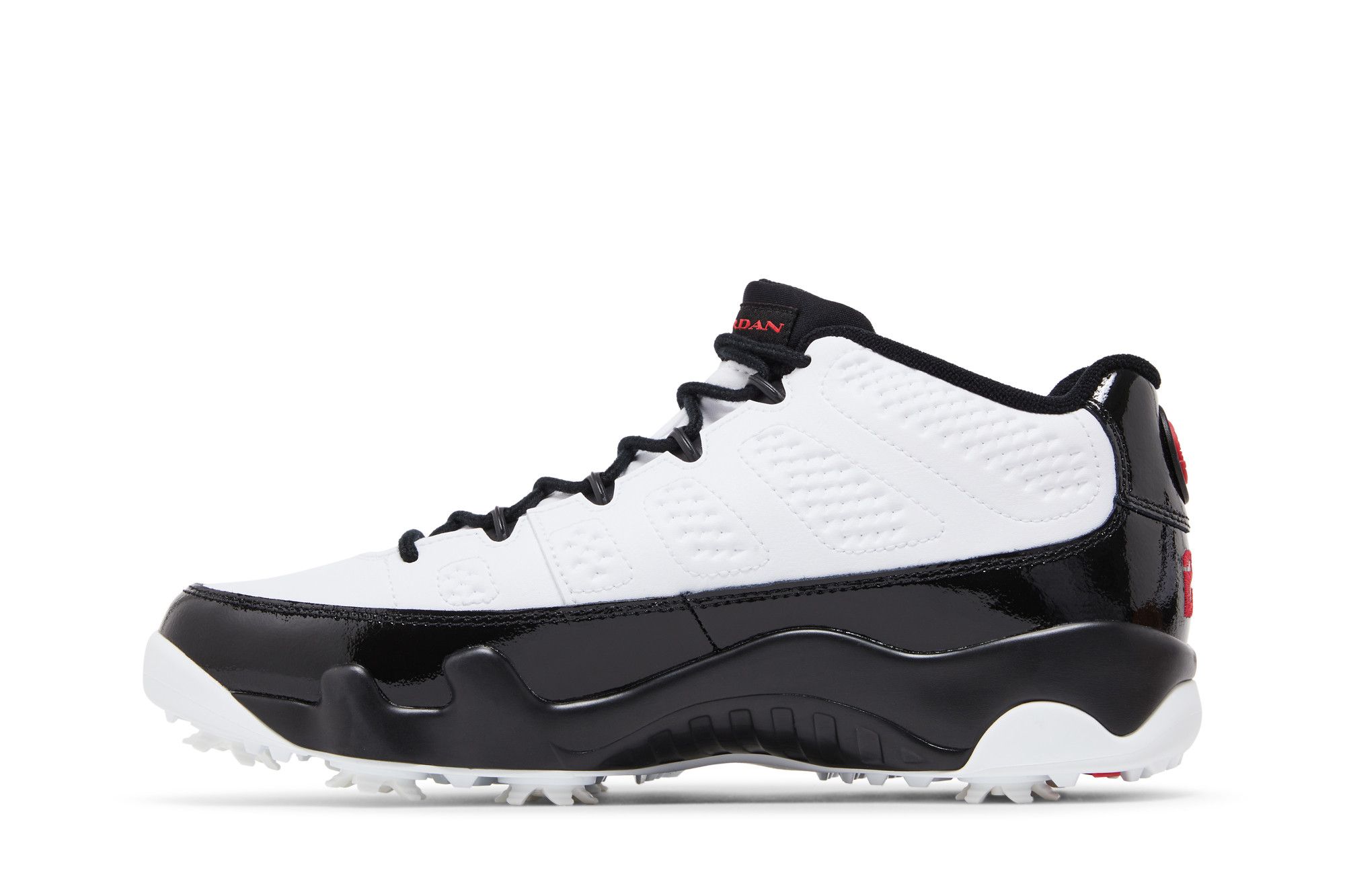 NIKE Jordan 9 golf ホワイト/ブラック/レッド 23 2/23発売｜Nike Air Jordan 9 Golf 