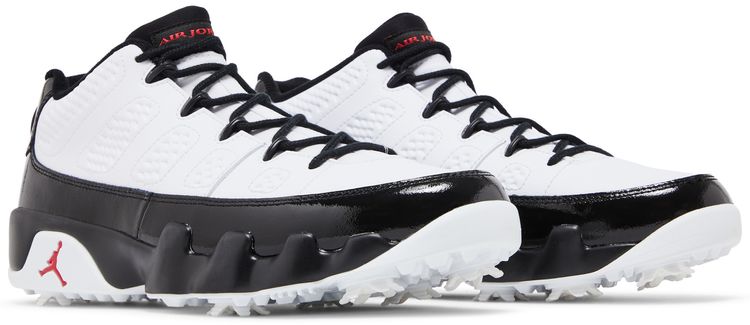 Air Jordan 9 Low Golf White Black True Red