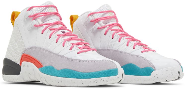 Air Jordan 12 Retro GS White Vapor Green