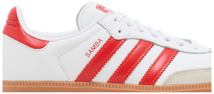 Adidas Wmns Samba OG White Solar Red Gum