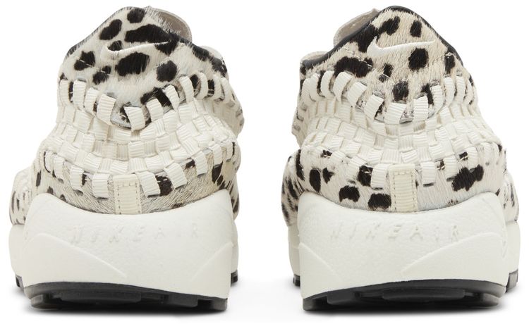 Wmns Air Footscape Woven White Cow Print