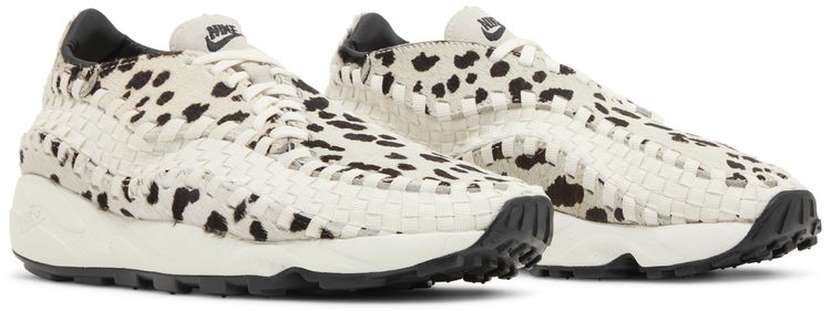 Wmns Air Footscape Woven White Cow Print