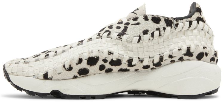 Wmns Air Footscape Woven White Cow Print