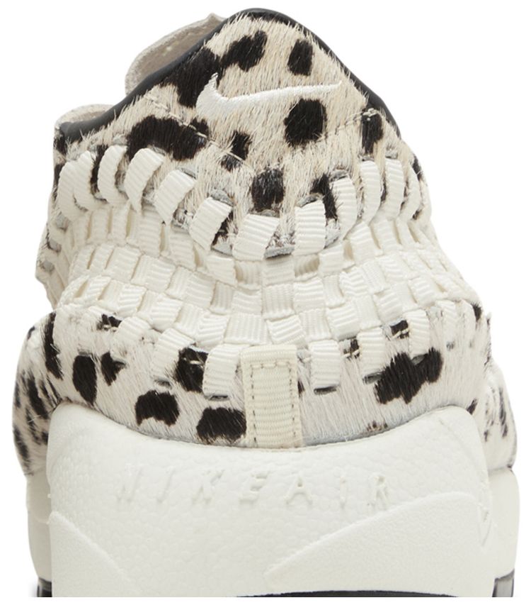 Wmns Air Footscape Woven White Cow Print