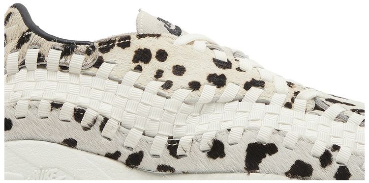 Wmns Air Footscape Woven White Cow Print