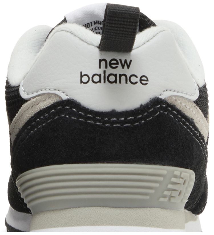 New Balance 574 Bungee Toddler Wide Core Pack Black White