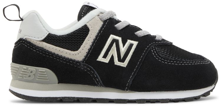 New Balance 574 Bungee Toddler Wide Core Pack Black White