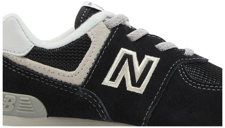New Balance 574 Bungee Toddler Wide Core Pack Black White