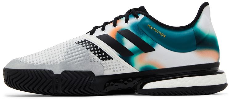 Adidas SoleCourt White Black Silver Metallic