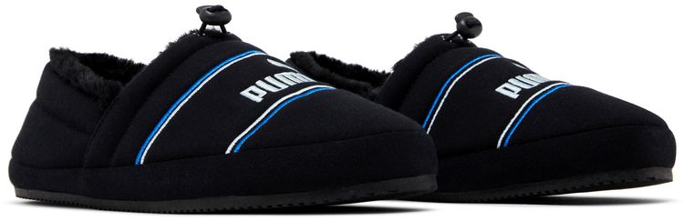 Puma Tuff Mocc Jersey Slipper Black Glacial Blue