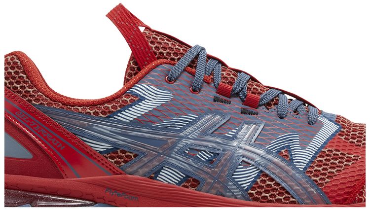 Kiko Kostadinov x ASICS US4 S Gel Terrain Classic Red Wood Crepe
