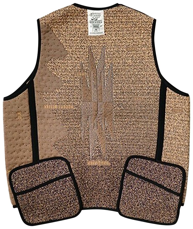 Kapital 3D Knit Hyper Chimayo Vest Gold