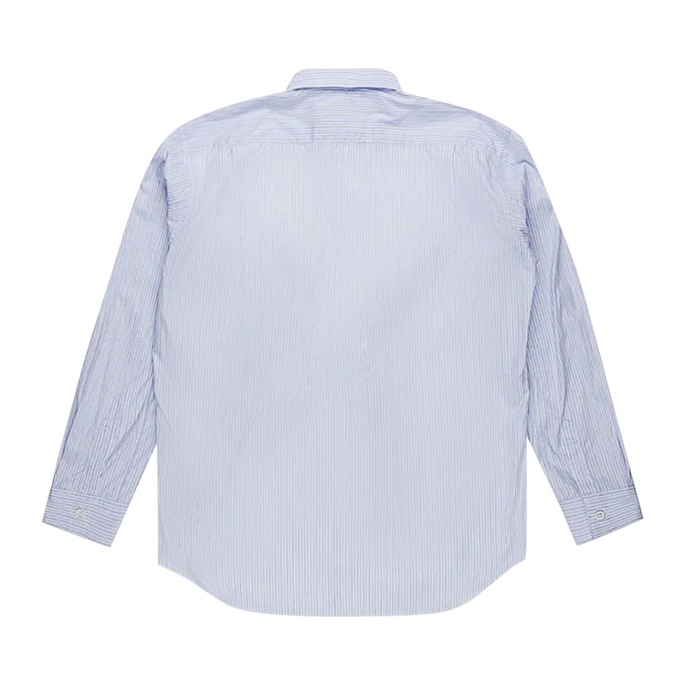 Comme des Garcons SHIRT Long Sleeve Forever Stripe Shirt White