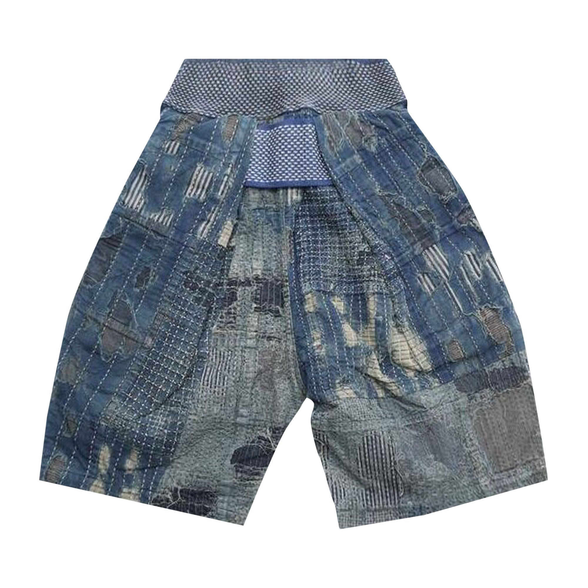 Buy Kapital Boro Shimokita Short Pants 'Indigo' - EK 1186 Buy Kapital Boro Shimokita Short Pants 'Indigo' - EK 1186